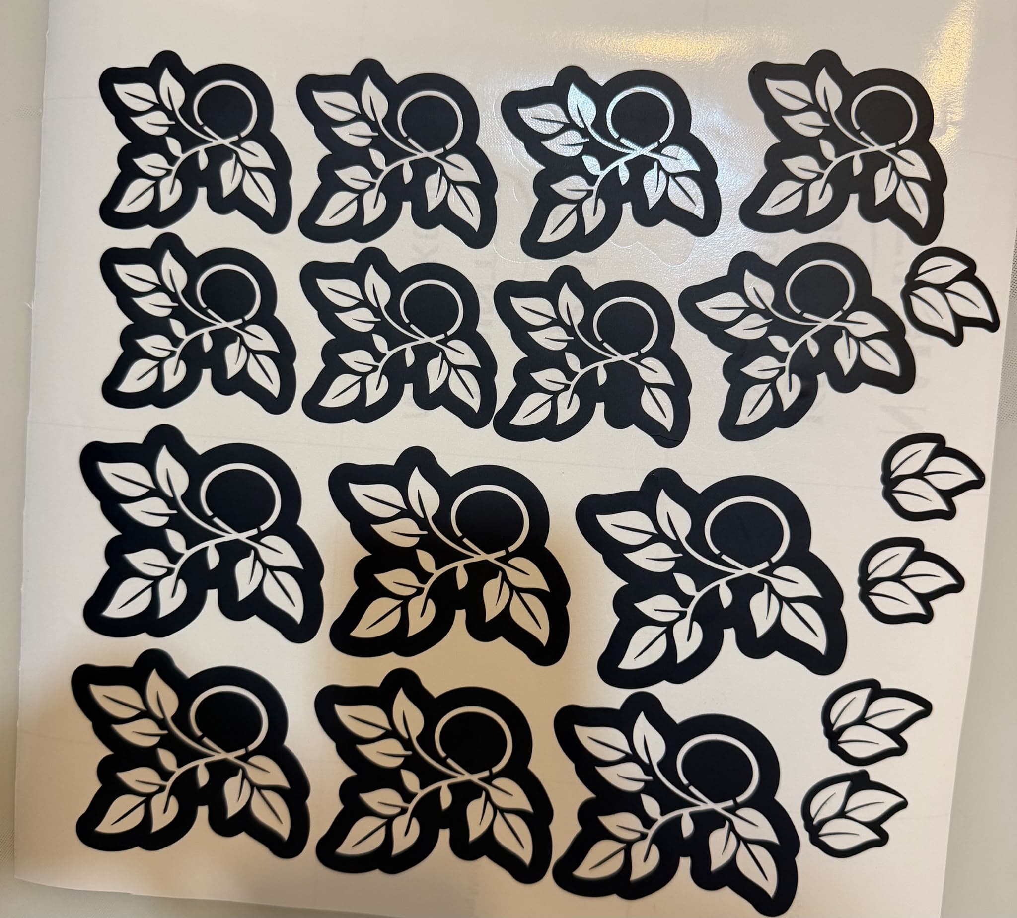 leaf and berry pattern